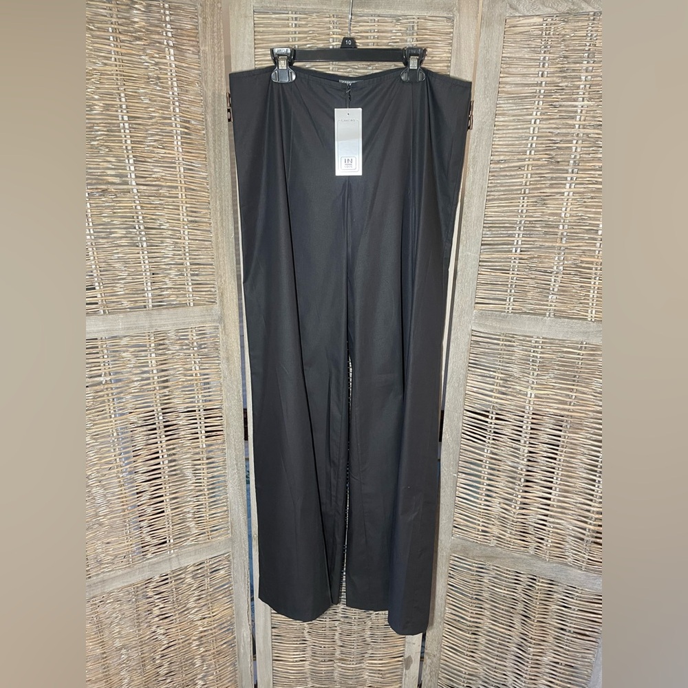 NWT + VTG In Love by Carling low rise cotton blend palazzo pant - Made in France